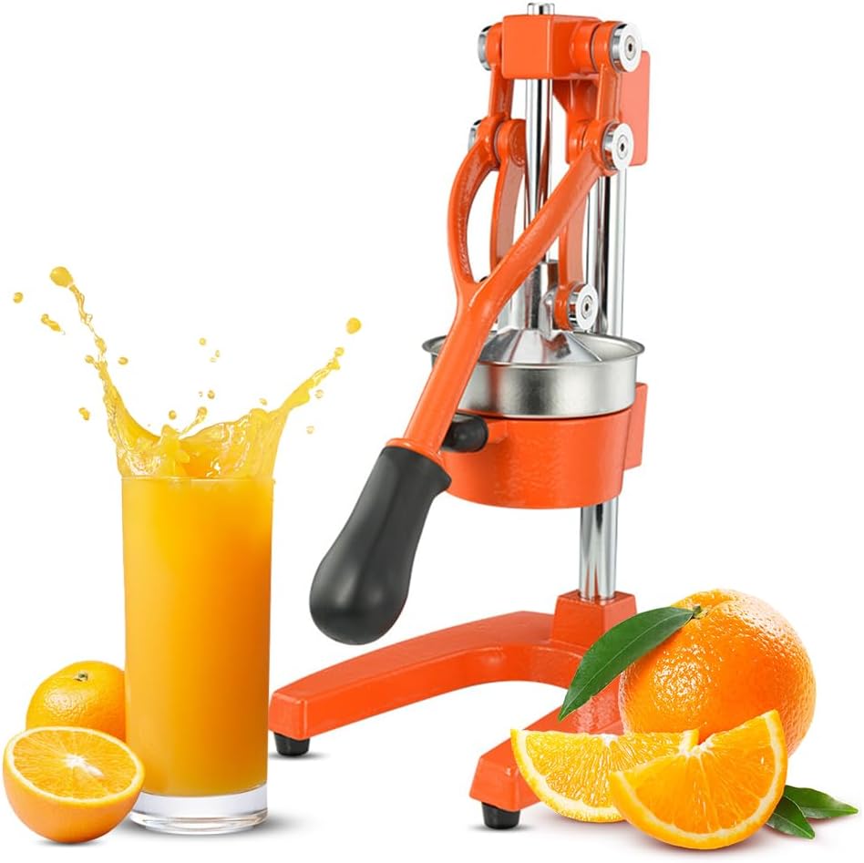 Lisslune | Cast-Iron Hand Press Juicer with 99% Extraction and Stainless Steel Build – Orvado