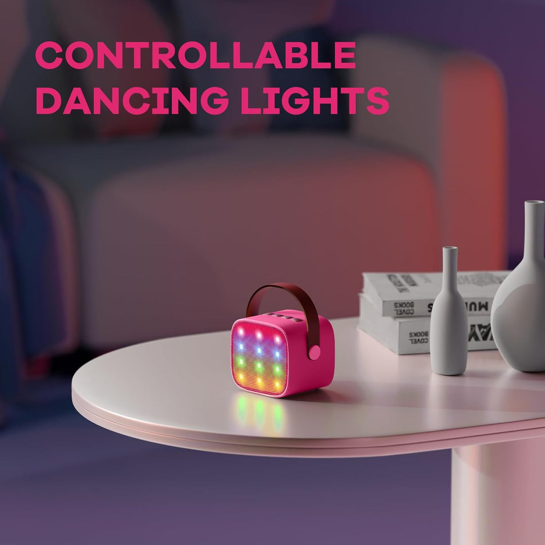Lisslune | Portable Mini Karaoke Machine with Bluetooth Speaker & 2 Wireless Mics – Veylo