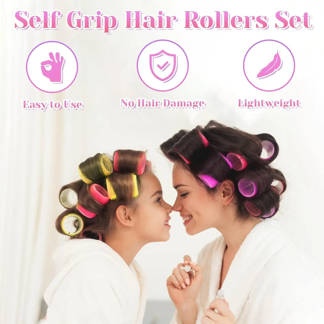 Lisslune | Self-adhesive hair rollers | For voluminous and long-lasting curls
