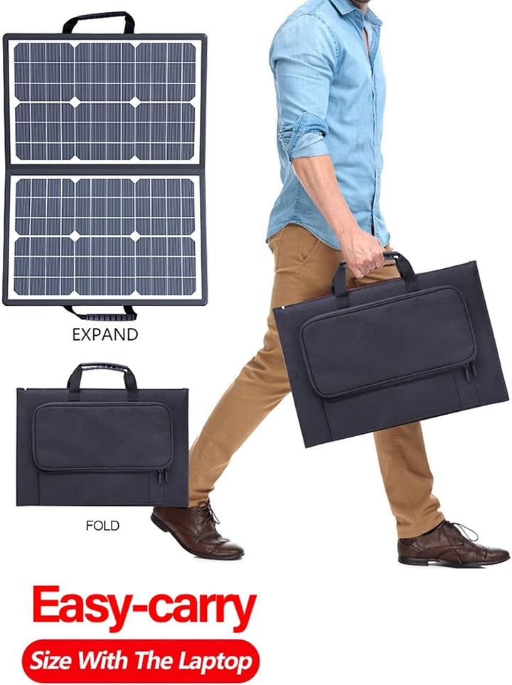 Lisslune | SolaraX 1000W Foldable Solar Panel Kit – Portable Off-Grid Power with MPPT Charging