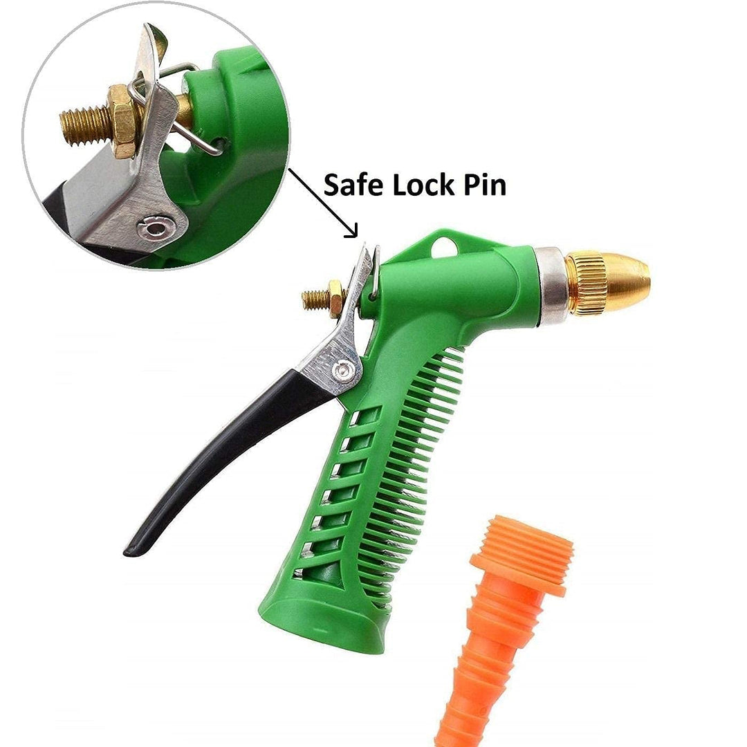 Lisslune | Adjustable high-pressure garden hose nozzle with copper head