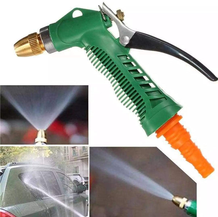Lisslune | Adjustable high-pressure garden hose nozzle with copper head