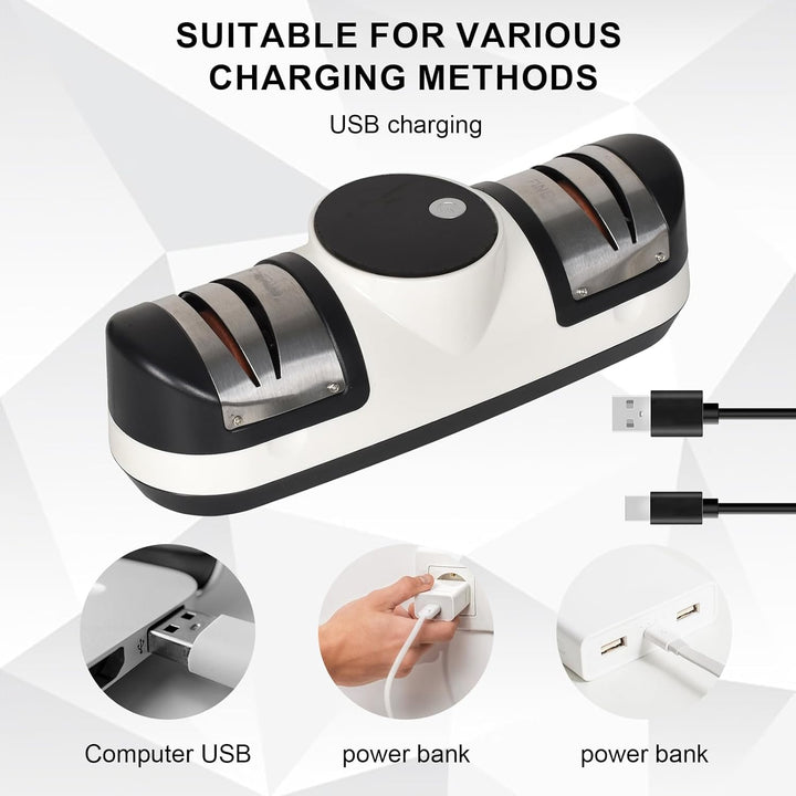 Lisslune | Electric Knife Sharpener with 3 Speeds & LED Display – EdgeMaster