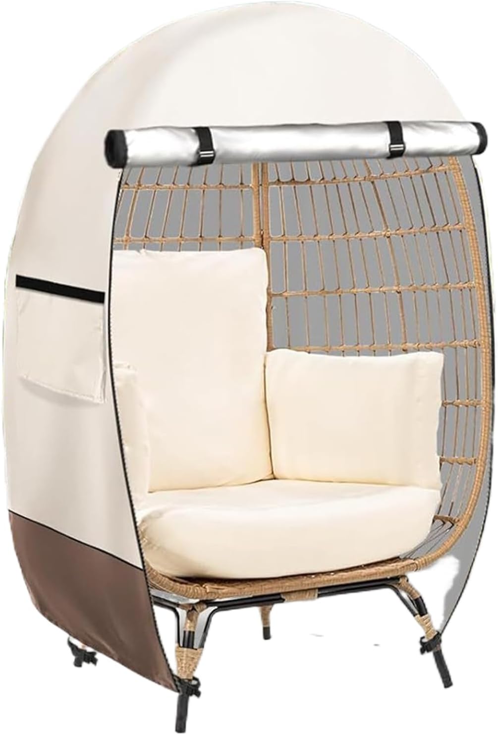 Lisslune | Waterproof Egg Chair Cover with Double Zipper – Solara