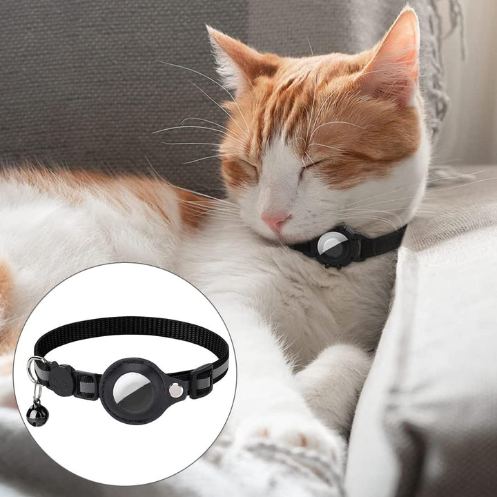 Lisslune | Cat GPS Tracker Collar | Quick Release Closure, Reflective Design & Durable for Outdoor Safety Adventures