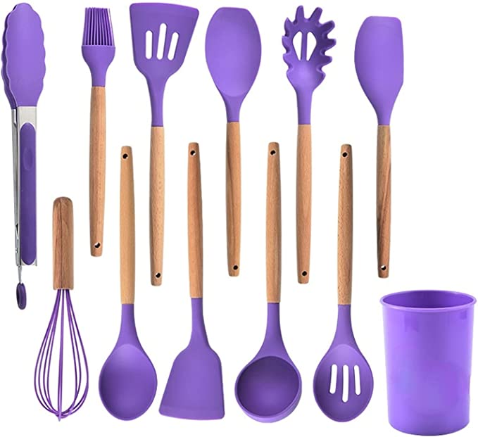 Lisslune | 12-piece Silicone Cookware Set