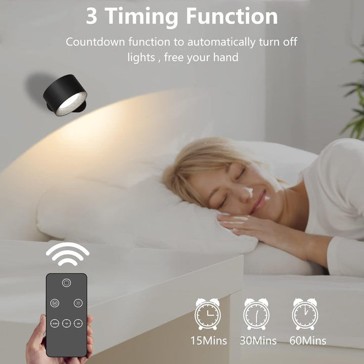 Lisslune | FlexiLamp – Wireless Rechargeable 360° LED Wall Light for Indoors & Outdoors