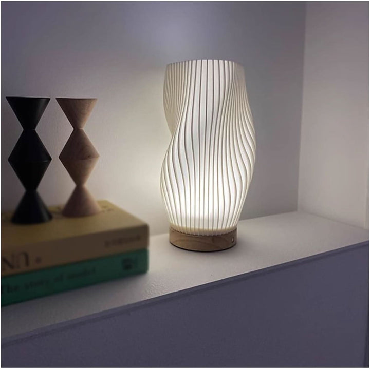 Lisslune | Wavecrest Lamp – Sleek USB-Powered Dimmable Table Lamp