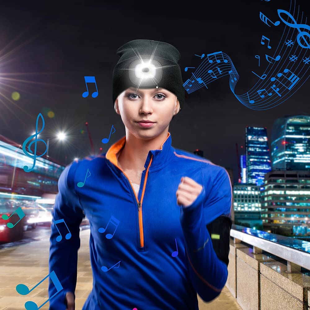 Lisslune | Bluetooth Beanie Hat Light Wireless Headphones