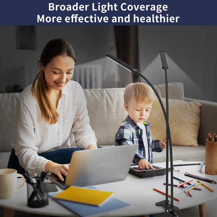 Lisslune | 77 LED Desk Clamp Lamp with 70cm Flexible Gooseneck – Ravien