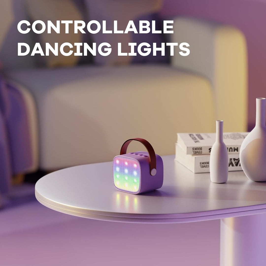 Lisslune | Portable Mini Karaoke Machine with Bluetooth Speaker & 2 Wireless Mics – Veylo