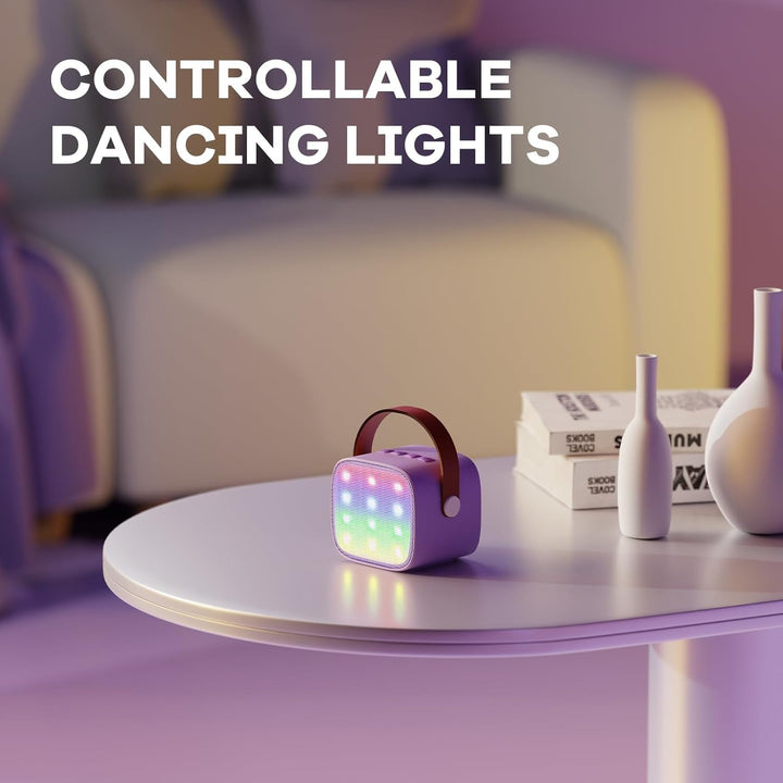 Lisslune | Portable Mini Karaoke Machine with Bluetooth Speaker & 2 Wireless Mics – Veylo