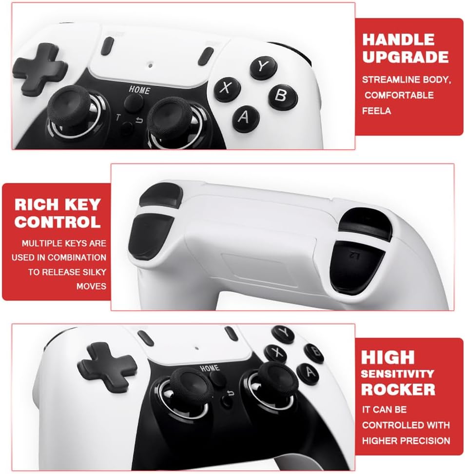 Lisslune | Wireless Retro Gaming Console: 40,000+ Games & 4K HDMI Connectivity, 2.4G Controller