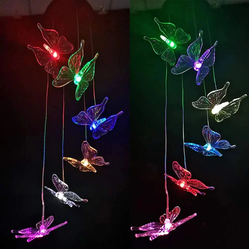 Lisslune | Solar Butterfly Lamps – Colorful Garden Lighting