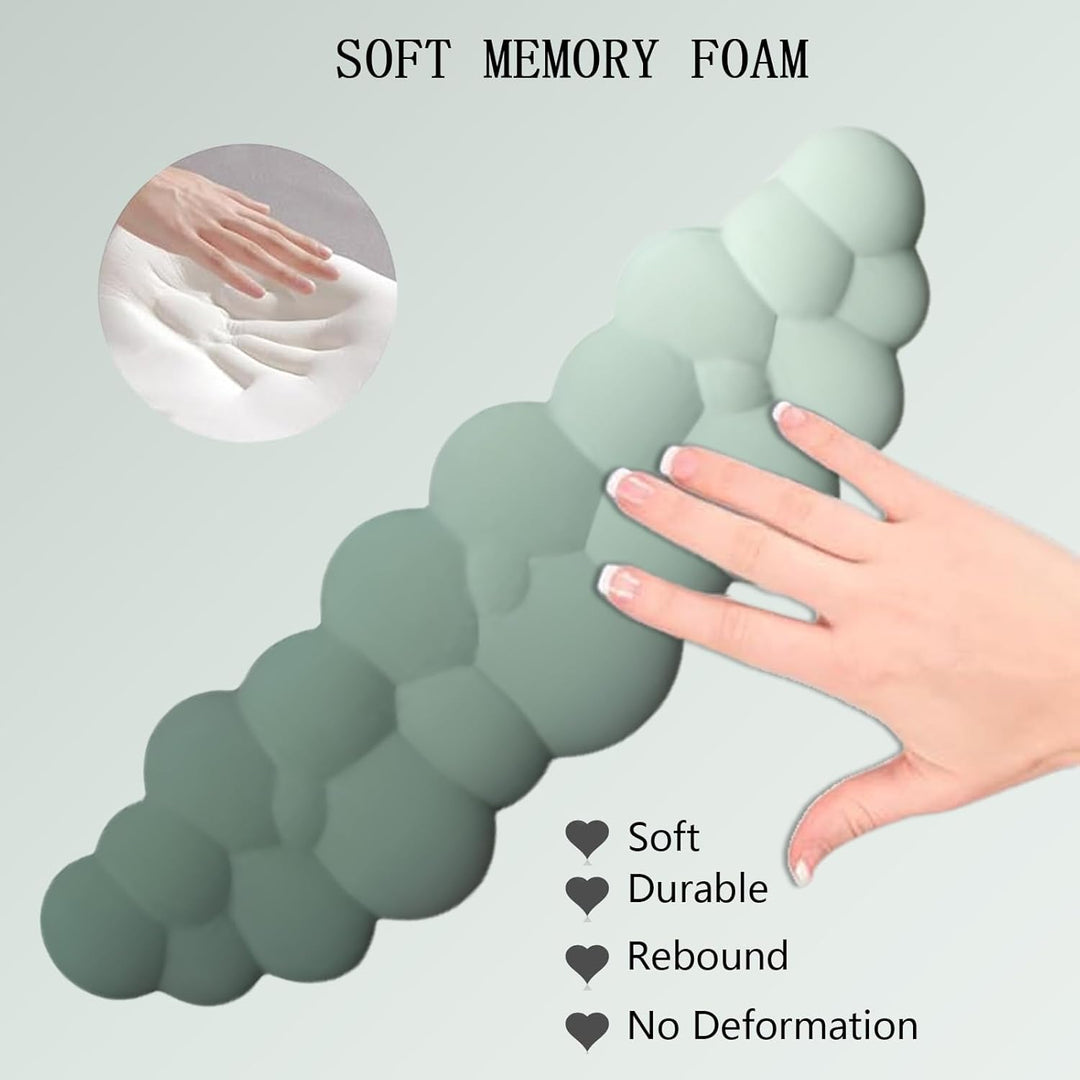Lisslune | Cloud-Shaped Ergonomic Wrist Rest Set with Mouse Pad & Coaster – Zeyora
