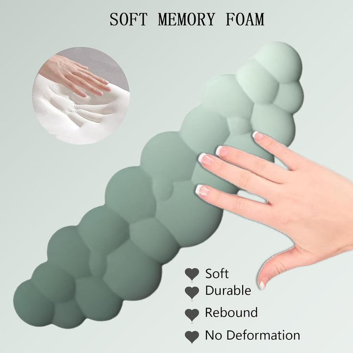 Lisslune | Cloud-Shaped Ergonomic Wrist Rest Set with Mouse Pad & Coaster – Zeyora