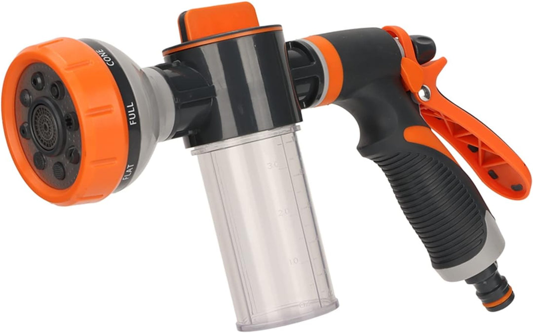 Lisslune | Garden Watering Foam Sprayer 8 Modes High Pressure Hand Shower