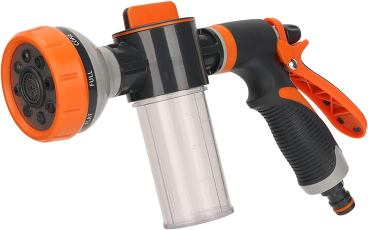 Lisslune | Garden Watering Foam Sprayer 8 Modes High Pressure Hand Shower
