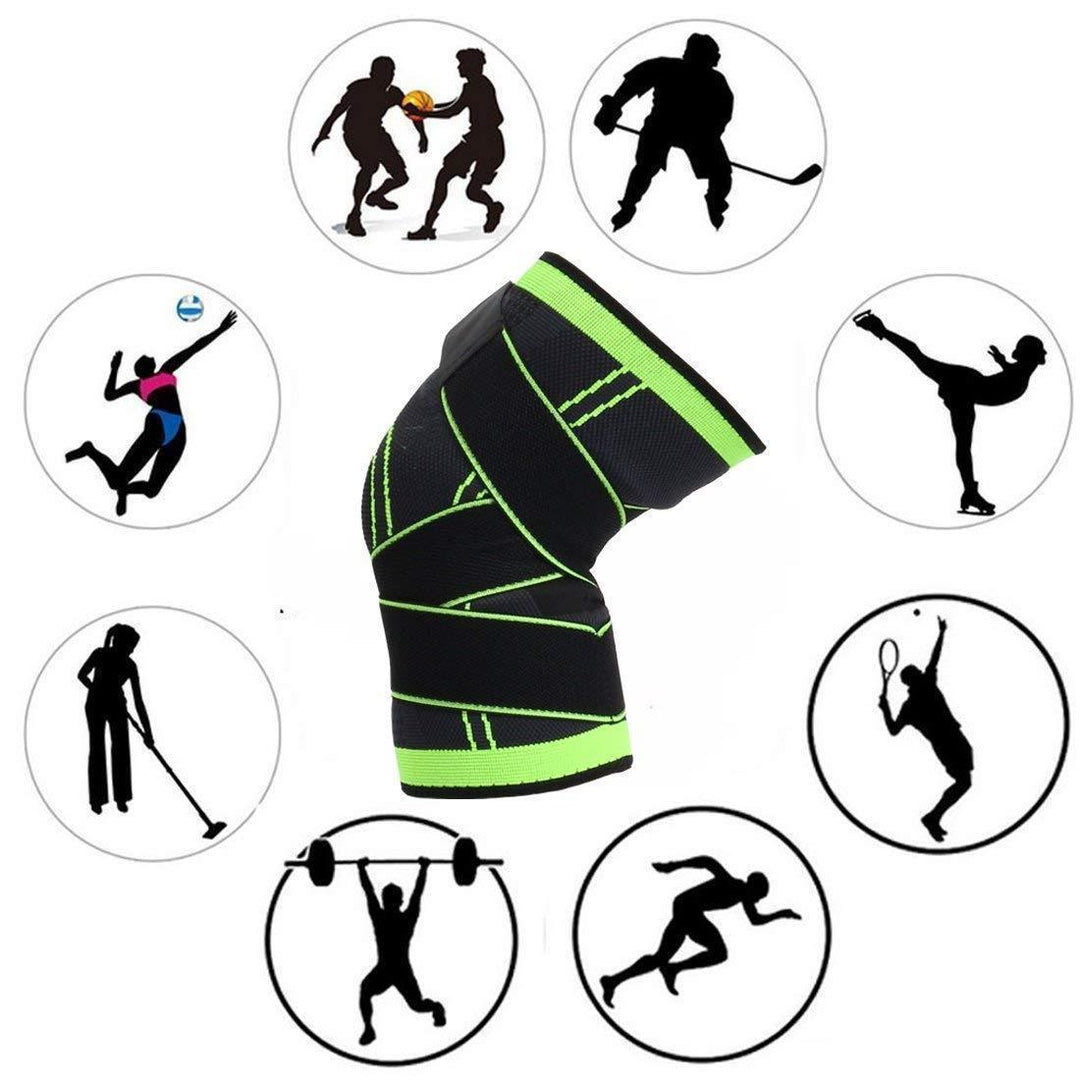 Lisslune | 3D Design Knee Support with Adjustable Breathable Knee Brace