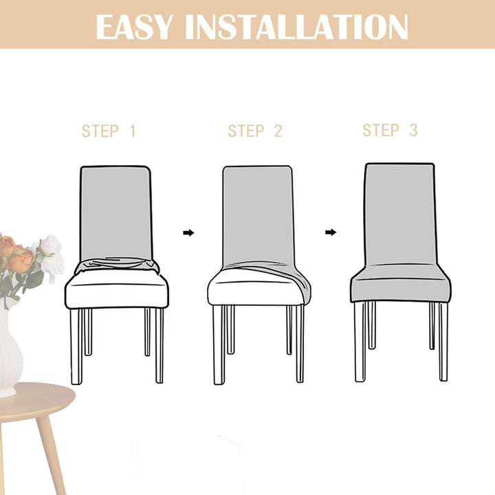 Lisslune | Stretch Dining Chair Covers Set – ChairGuard