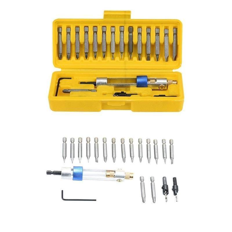 Lisslune | 20 Piece Drill Screwdriver Set - High-Speed Alloy Steel