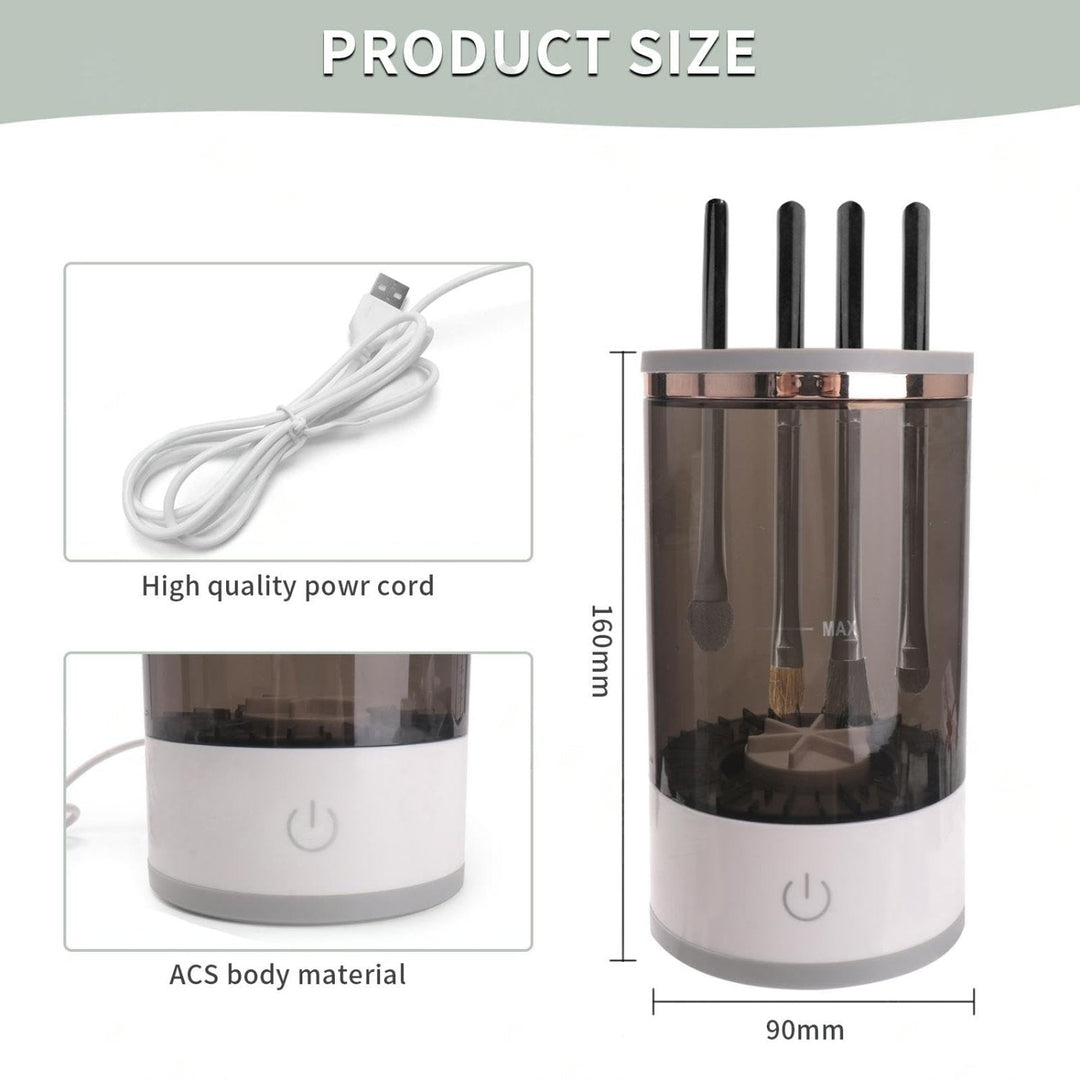 Lisslune | 3-in-1 Automatic Makeup Brush Cleaner