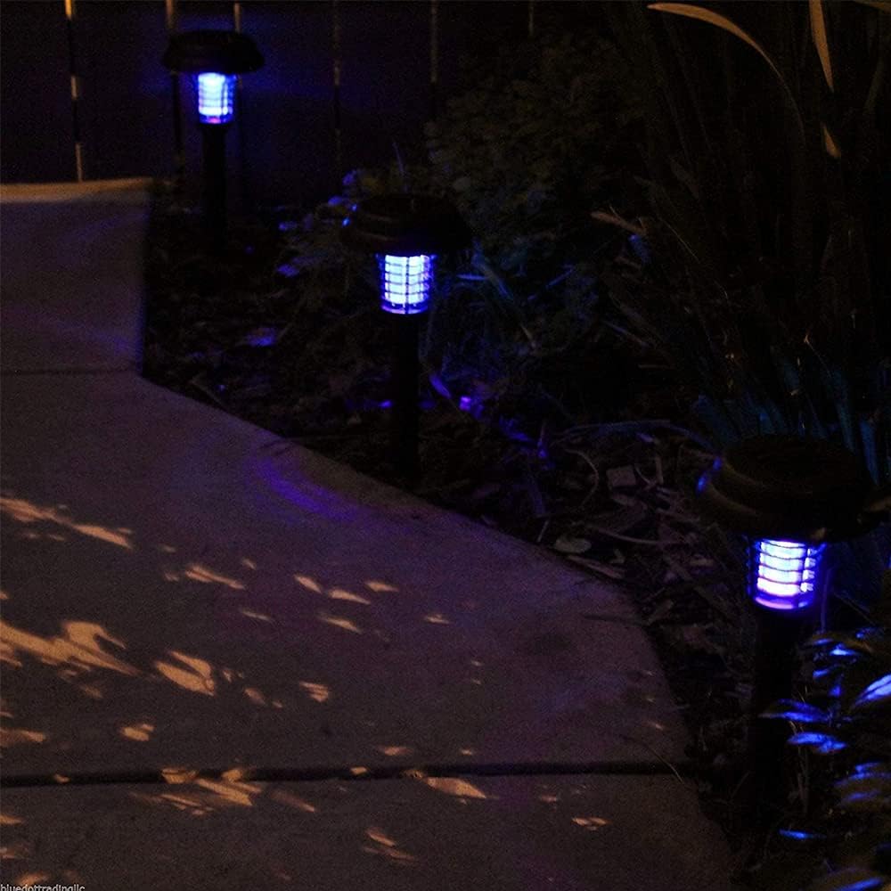 Lisslune | Solar Insect Killer with LED Light – Waterproof Garden Light for Mosquito Repulsion