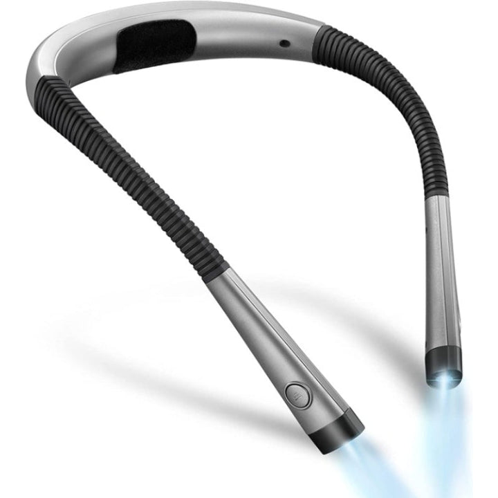 Lisslune | LED Neck Reading Lamp, Book Light for Reading in Bed, 3 Colors, 6 Brightness Levels, Flexible Arm, Rechargeable, Durable, Perfect for Reading, Knitting, Camping, Repairing