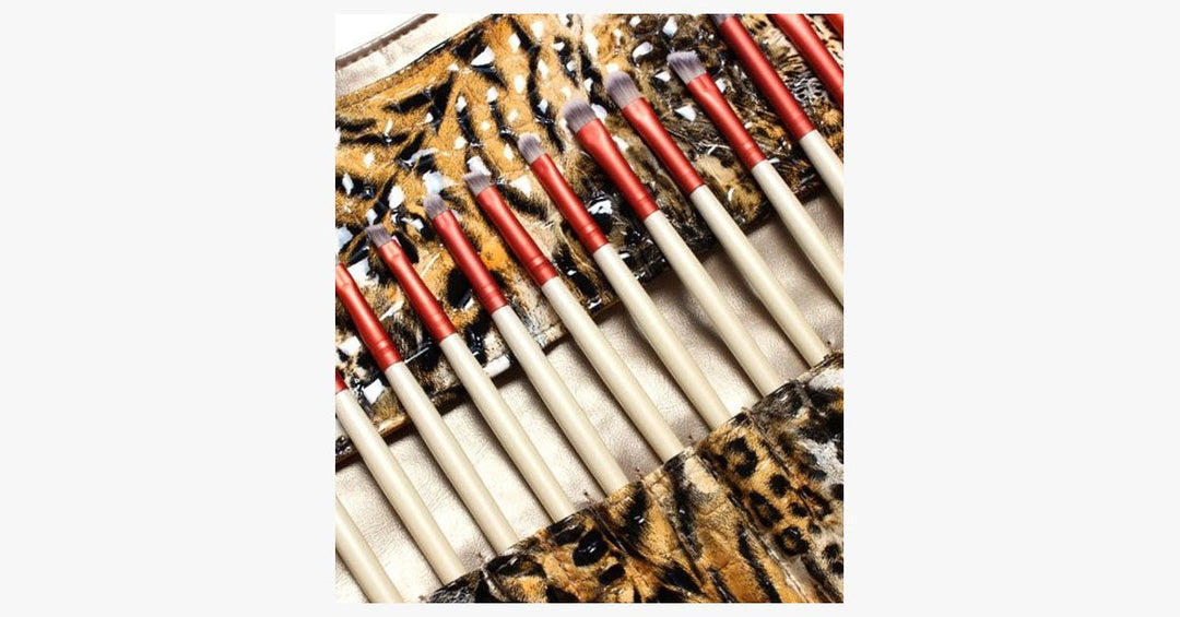 Lisslune | Fierce Tiger 24-piece brush set