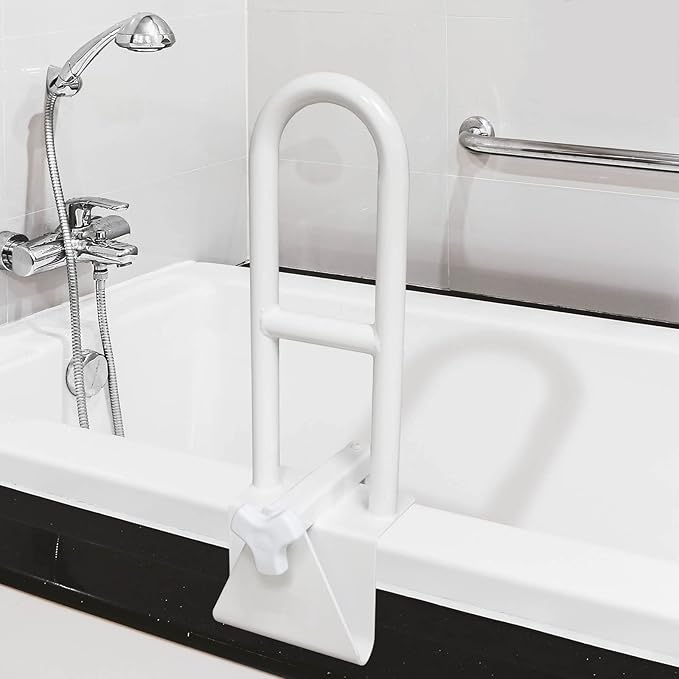 Lisslune | Bathtub Safety Grab Bar for Seniors & Mobility Support – No Drill, Secure Bathroom Handle
