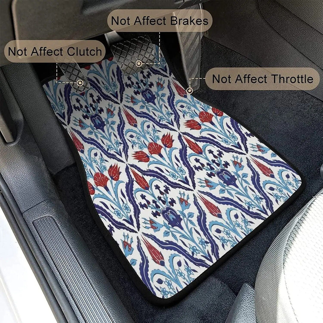 Lisslune | Vintage Persian-Turkish patterned car mats (4-piece set)