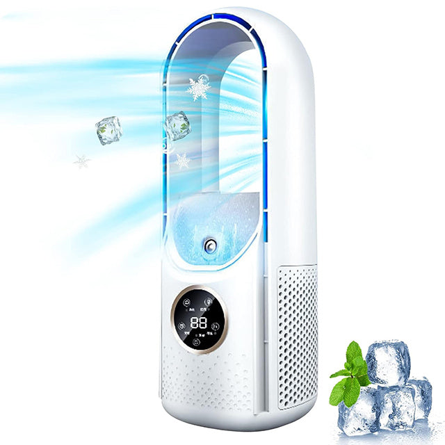 Lisslune | Bladeless Portable Air Conditioner | Ultra-Quiet, Ergonomic Design & Ideal for Home and Office Use