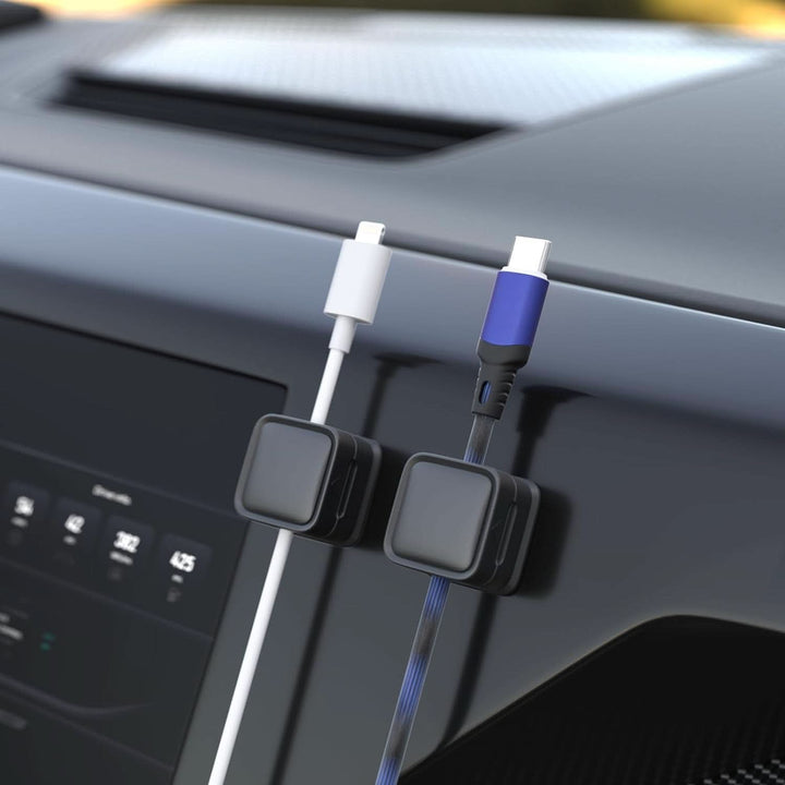 Lisslune | Magnetic Cable Organizer Clip for Desk & Office