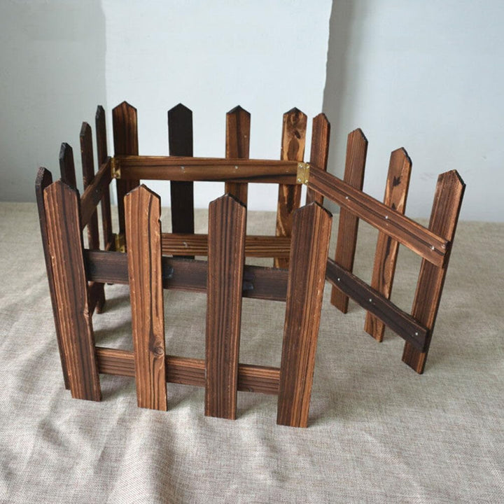 Lisslune | Decorative wooden garden fence for flower beds and outdoor areas