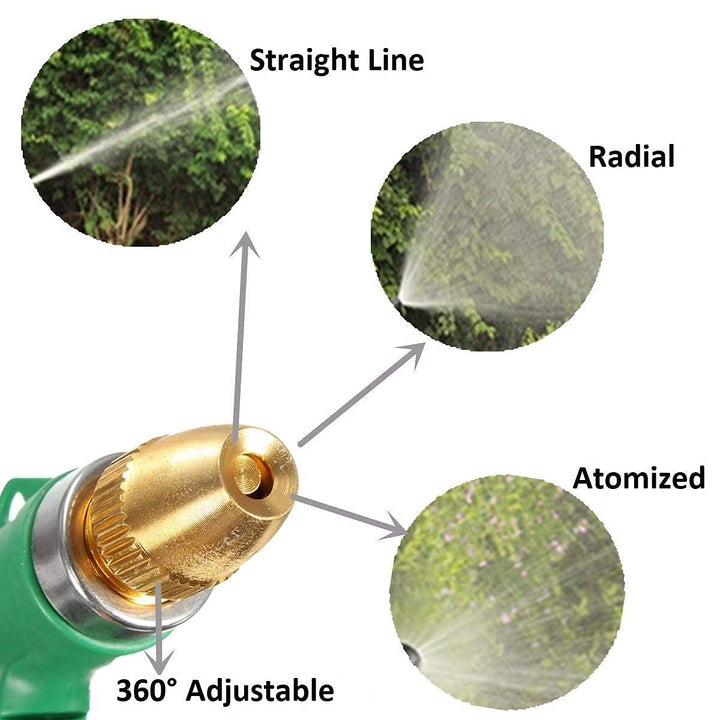 Lisslune | Adjustable high-pressure garden hose nozzle with copper head