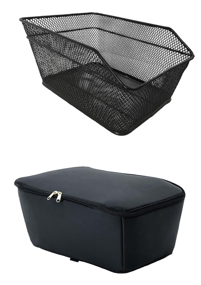 Lisslune | Waterproof Rear Bike Basket with Rainproof Cover – Velora
