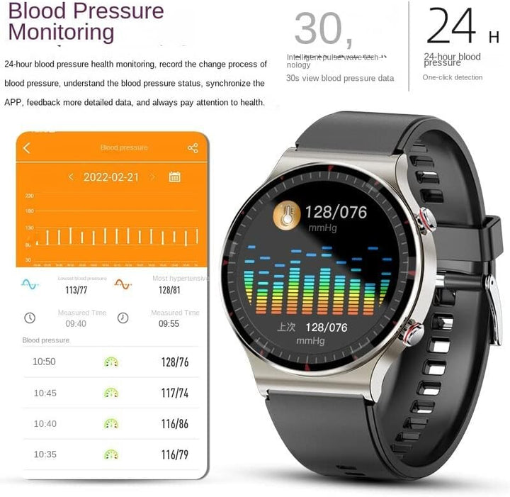 Lisslune | CardioSense – Medical ECG Smartwatch with Osram Sensor & 24/7 Health Monitoring