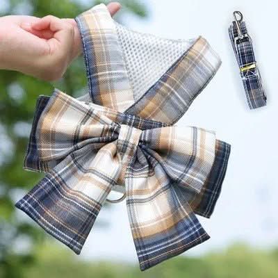 Lisslune | AURÉLIEN HARNESS – Adjustable dog harness with bow for stylish walks