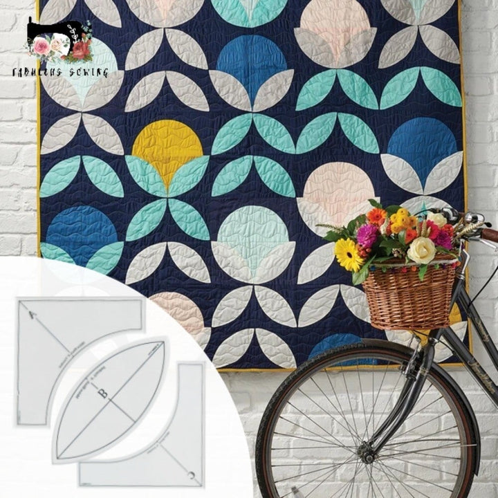 Lisslune | Quick Curve Quilt Template Set
