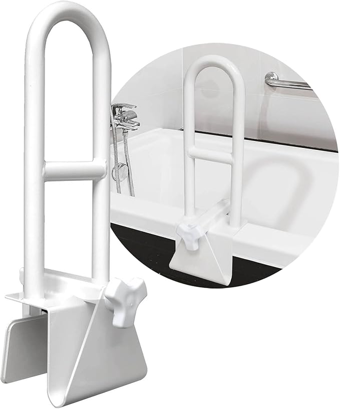 Lisslune | Bathtub Safety Grab Bar for Seniors & Mobility Support – No Drill, Secure Bathroom Handle