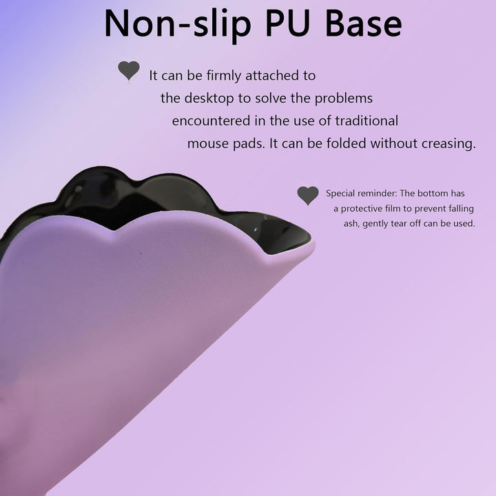 Lisslune | Cloud-Shaped Ergonomic Wrist Rest Set with Mouse Pad & Coaster – Zeyora
