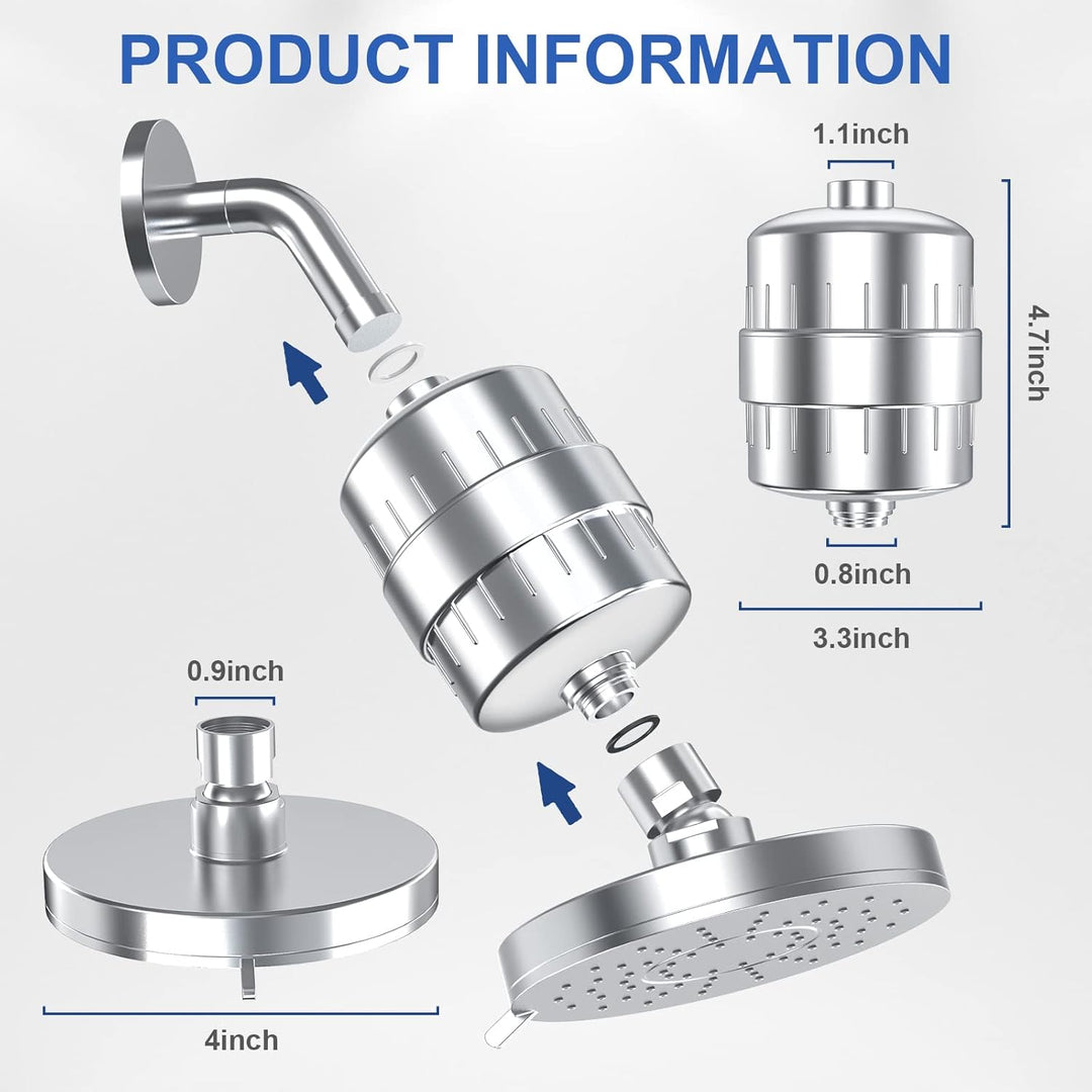 Lisslune | Filtered Showerhead – Naturally Enhances Skin Radiance & Hair Health