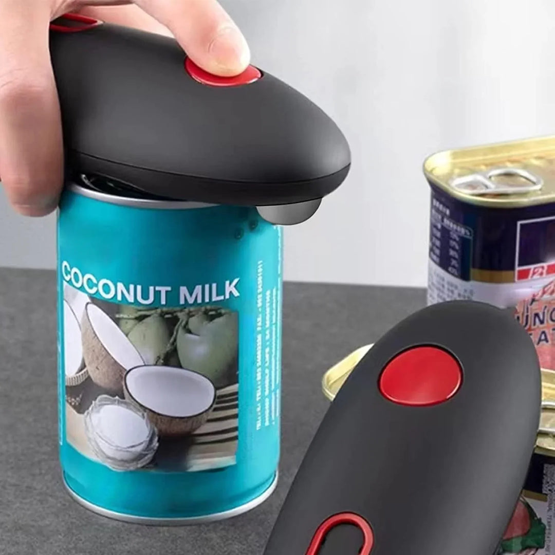 Lisslune | Automatic Can Opener with Ergonomic Handle and One-Button Operation