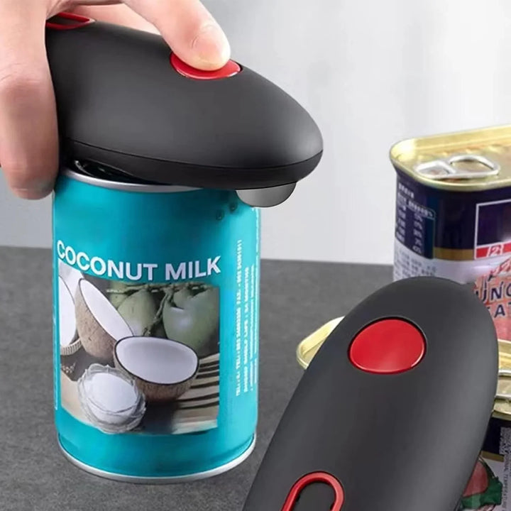 Lisslune | Automatic Can Opener with Ergonomic Handle and One-Button Operation