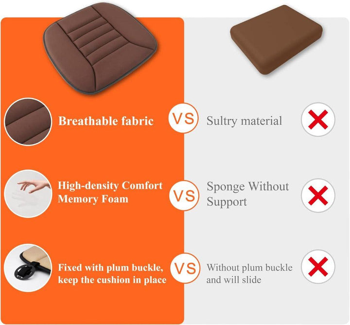 Lisslune | Comfort Memory Foam Car Seat Cushion