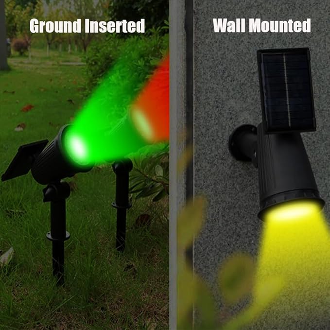 Lisslune | LED Solar Spotlight Lights for the Garden