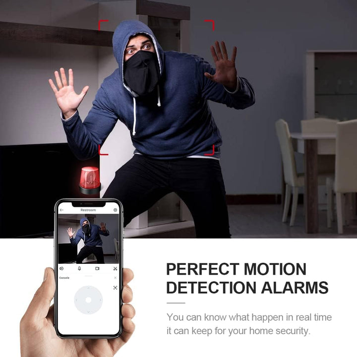 Lisslune | Mini Security Camera 4K WiFi Hidden Indoor Cam with Night Vision