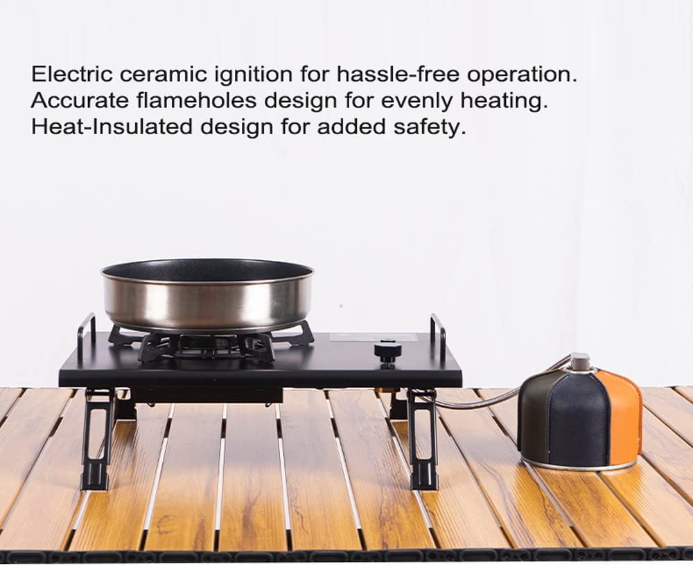 Lisslune | Outdoor Folding Camping Stove with Electronic Ignition – Travora
