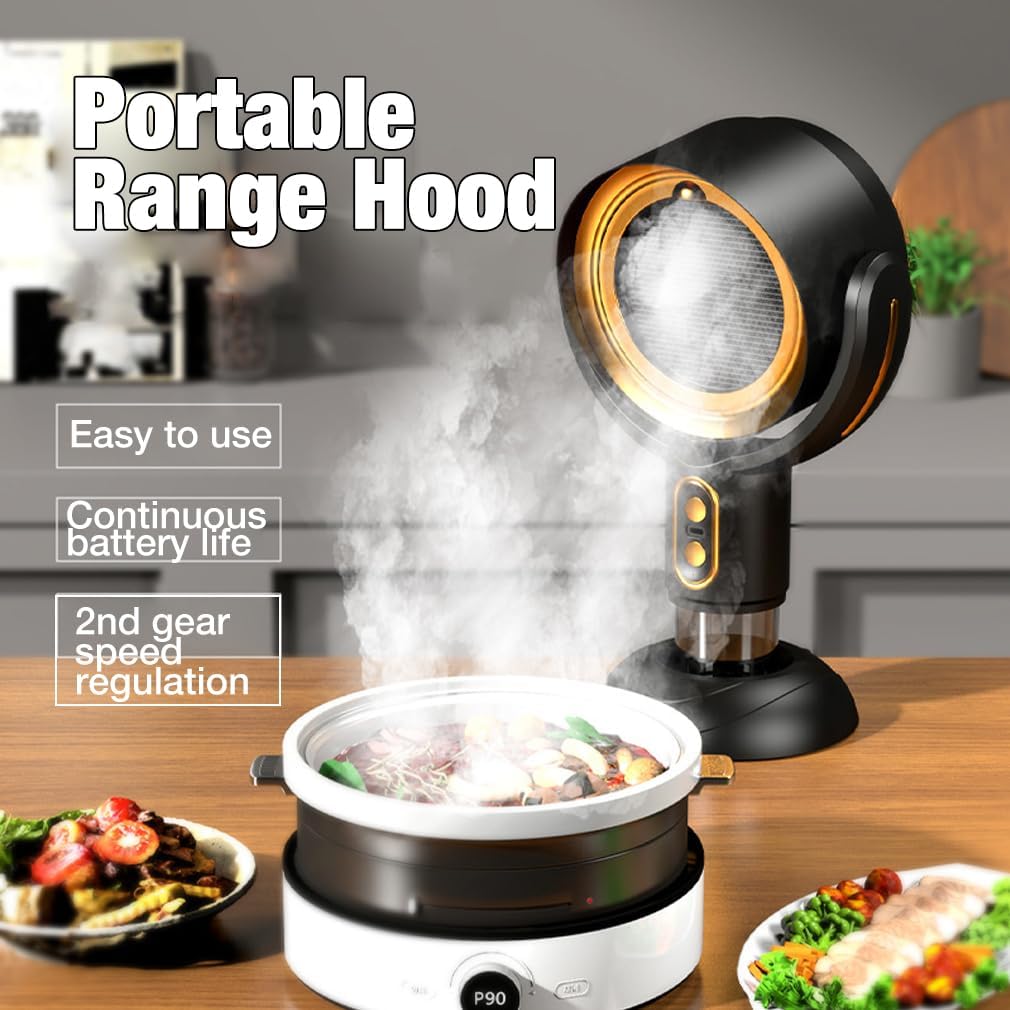 Lisslune | Portable Range Hood – Powerful, Rechargeable, and Perfect for Any Space