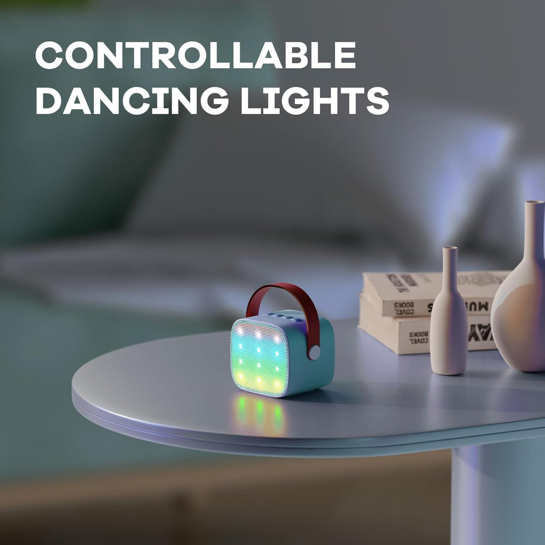 Lisslune | Portable Mini Karaoke Machine with Bluetooth Speaker & 2 Wireless Mics – Veylo